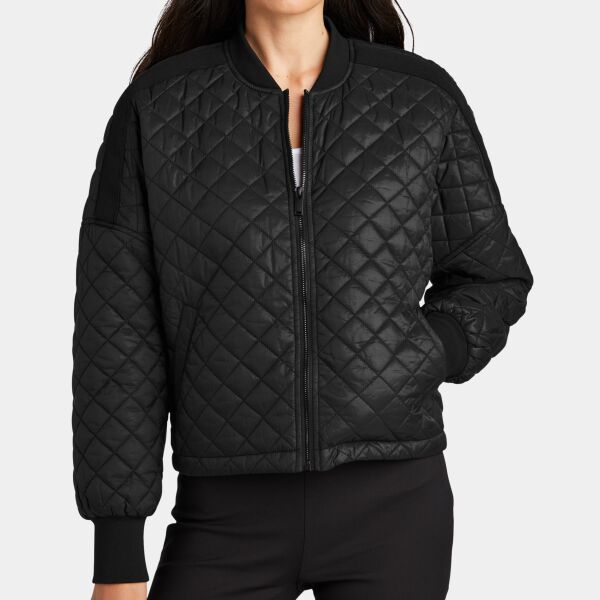 Women's Boxy Quilted Jacket Thumbnail