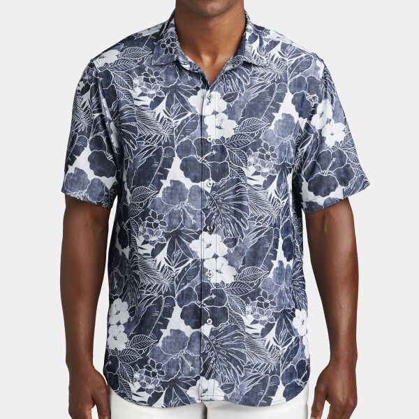Coconut Point Playa Flora Short Sleeve Shirt Thumbnail