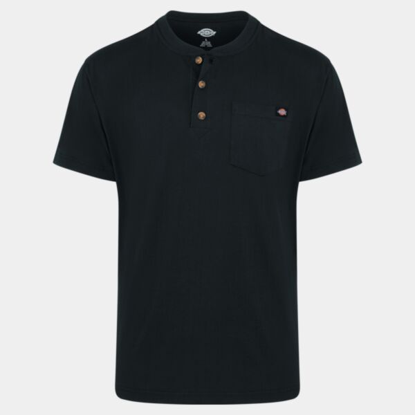 Men's Heavyweight Traditional Short Sleeve Henley Thumbnail