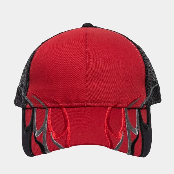 Racing W/Embroidered Wave Mesh Back Thumbnail