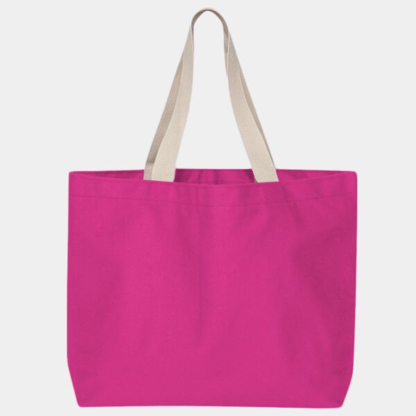 USA Made Cotton Canvas Jumbo Tote Bag Thumbnail