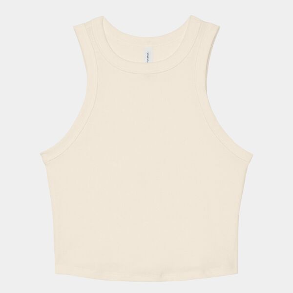 Women's Micro Rib Racer Tank Thumbnail