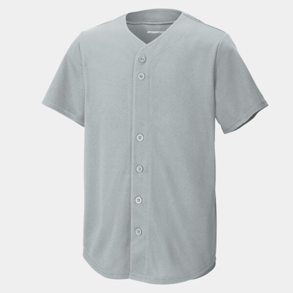 Youth PosiCharge ® Tough Mesh Full Button Jersey Thumbnail