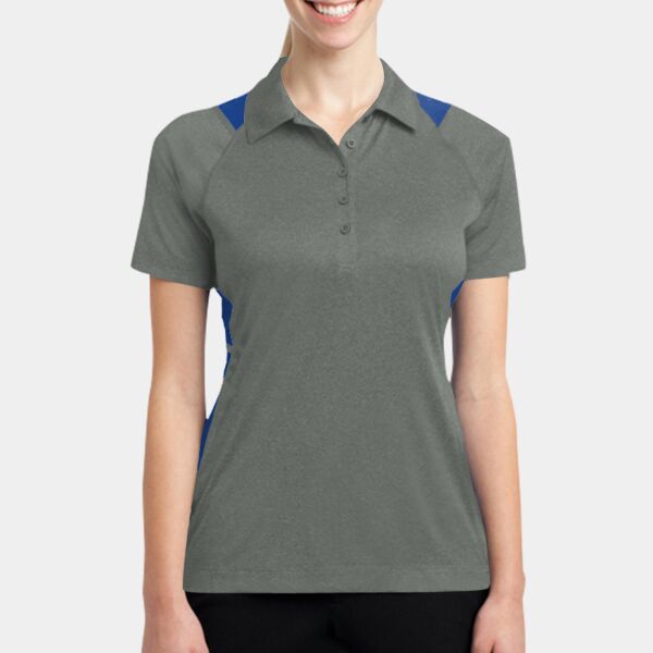 Women's Heather Colorblock Contender Polo Thumbnail