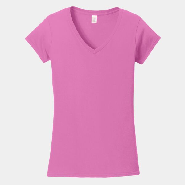 Softstyle ® Women's Fit V Neck T Shirt Thumbnail