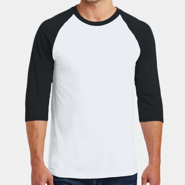 Heavy Cotton ™ 3/4 Sleeve Raglan T Shirt Thumbnail