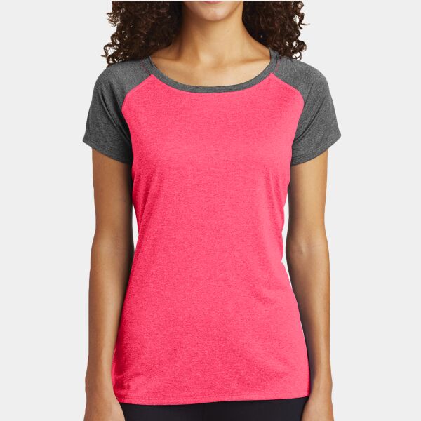 Women's Heather On Heather Contender Scoop Neck Tee Thumbnail