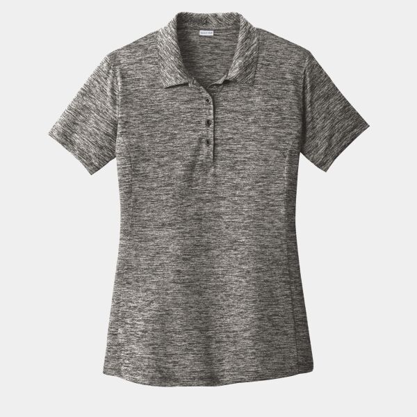 Women's PosiCharge ® Electric Heather Polo Thumbnail