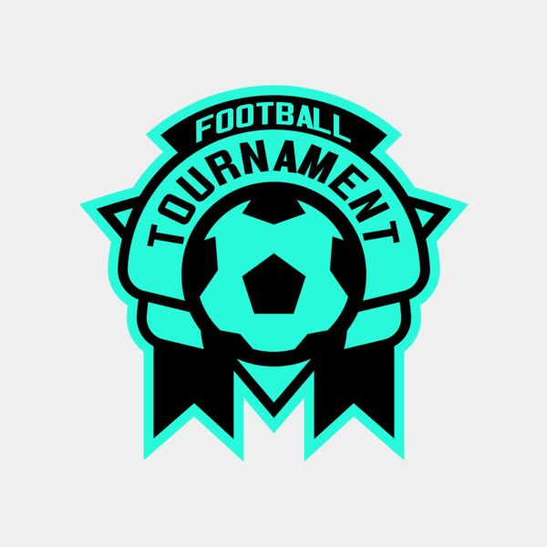 Tournament Football logo template Thumbnail