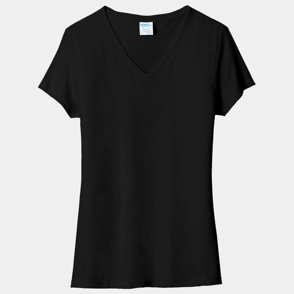 Ladies Tri Blend V Neck Tee Thumbnail