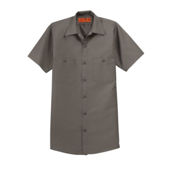 Long Size, Short Sleeve Industrial Work Shirt Thumbnail