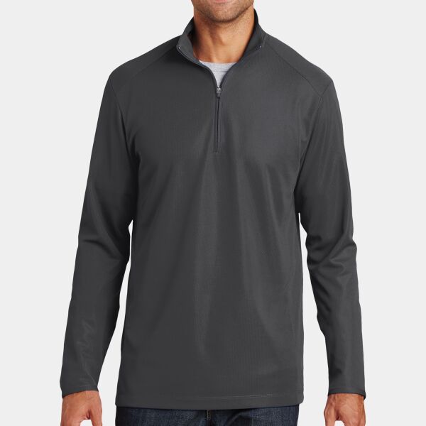 Pinpoint Mesh 1/2 Zip Thumbnail