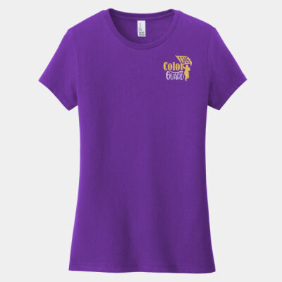 Glitter Color Guard Ladies Tshirt Thumbnail