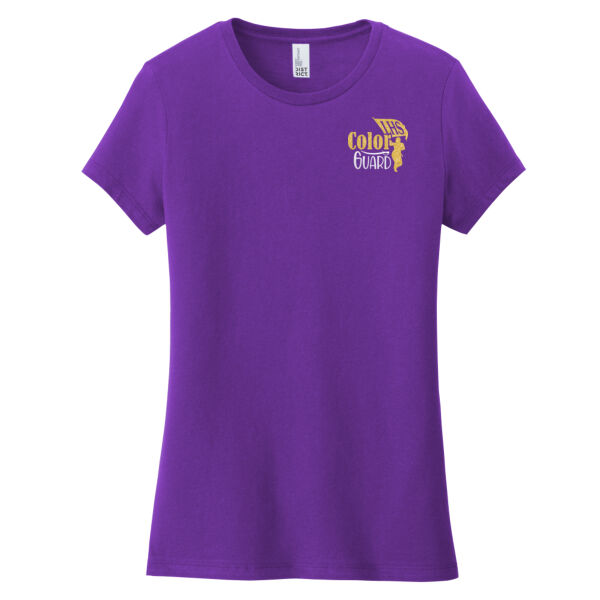 Glitter Color Guard Ladies Tshirt Thumbnail