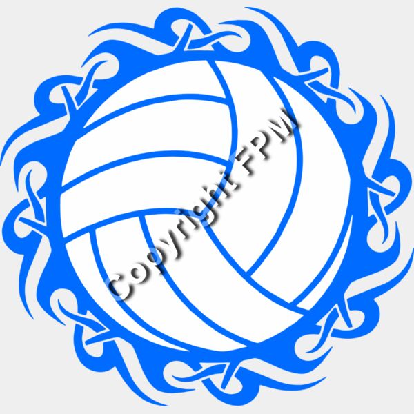 1051 Volleyball Tribal Thumbnail