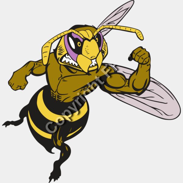 119 Wasp Mascot Thumbnail