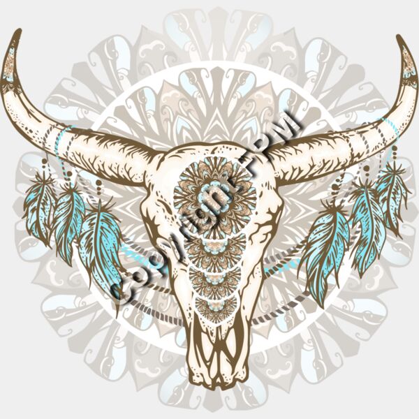 451 Western Cow Horns Thumbnail