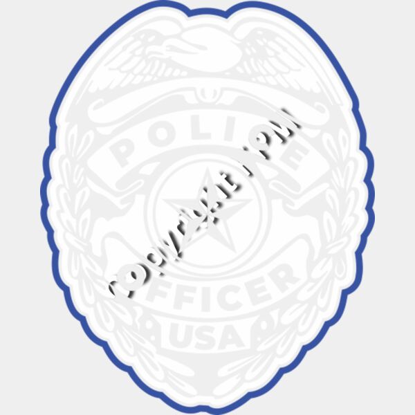 9085 Police Badge Thumbnail