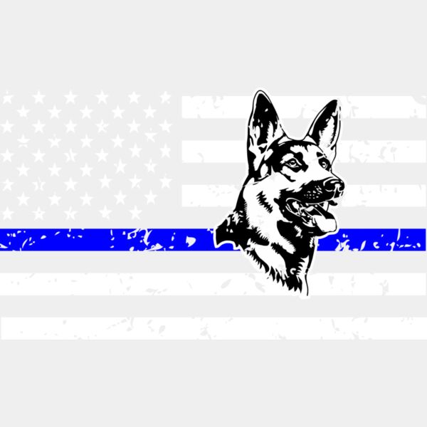 950 Thin Blue Line K9 Thumbnail