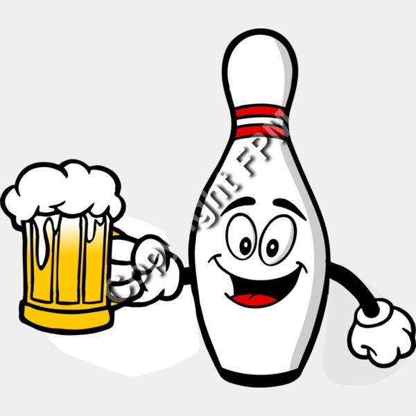 558 Beer Bowling Pin Thumbnail