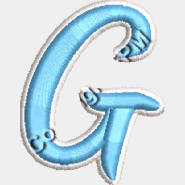 Letter G EMB502 Thumbnail