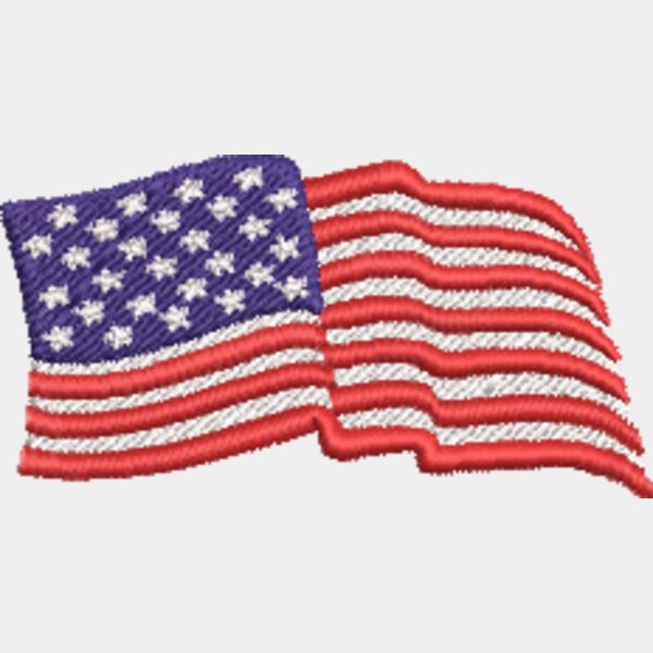 Waving Flag EMB540 Thumbnail