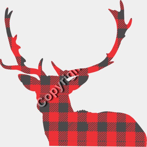 A1553 Plaid Deer Thumbnail
