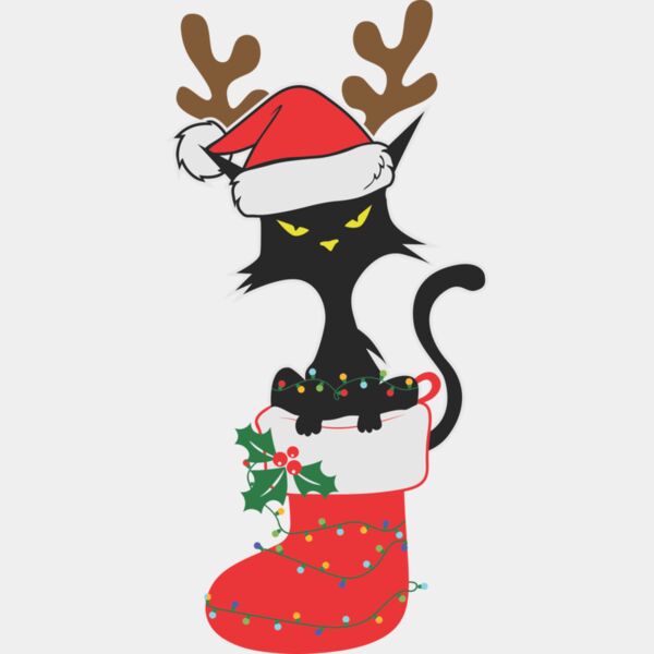 A1558 Christmas Cat Thumbnail