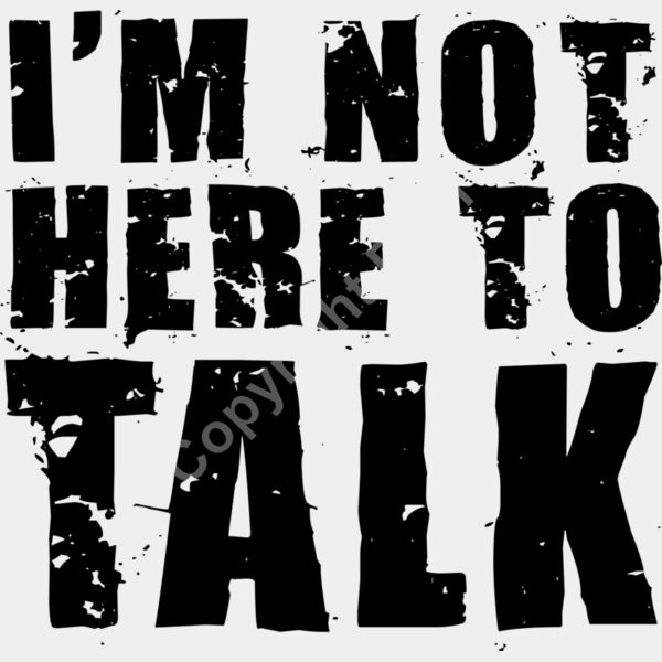 A1379 Not Here To Talk Thumbnail