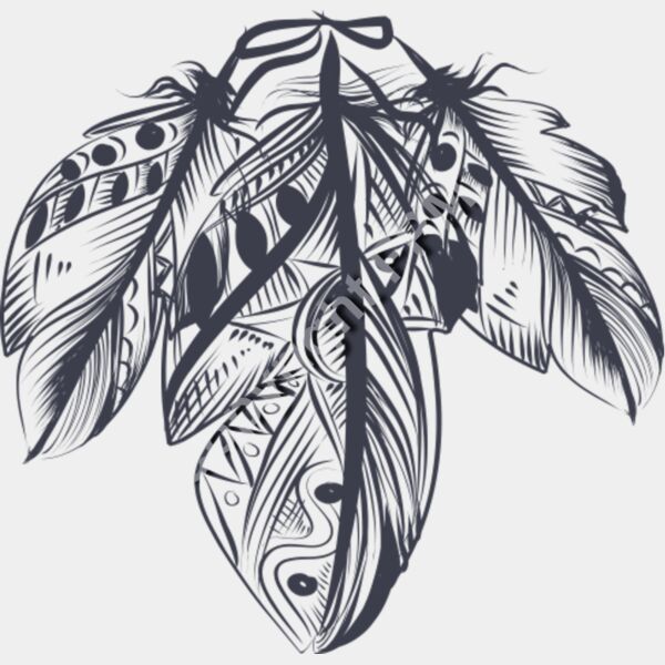 A1400 Tribal Feathers Thumbnail