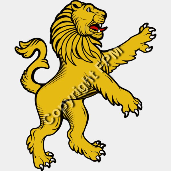 1347 Family Crest Lion Thumbnail