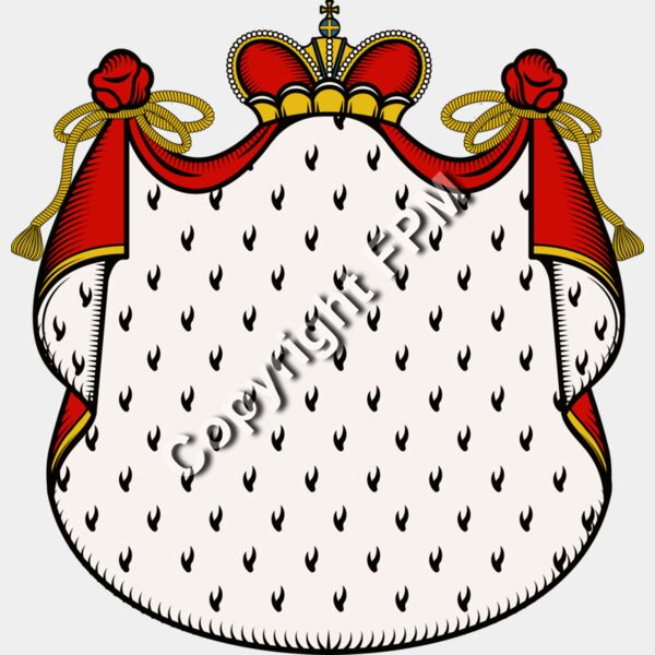 1358 Family Crest Drape Thumbnail