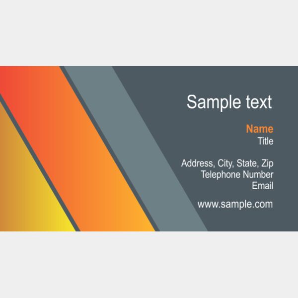 General Business Card 113 Thumbnail