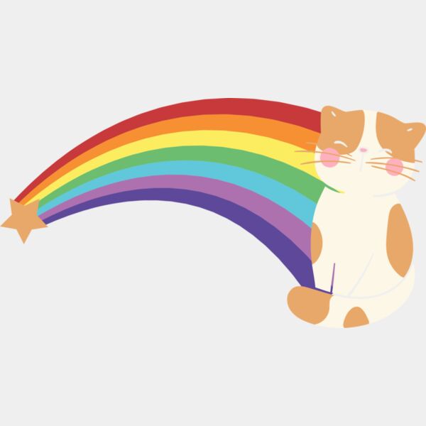B7191 Rainbow Cat Thumbnail