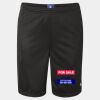 Polyester Mesh 9" Shorts with Pockets Thumbnail