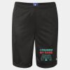 Polyester Mesh 9" Shorts with Pockets Thumbnail